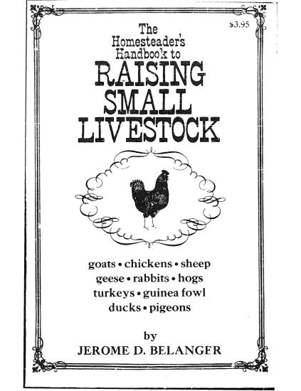 HomesteadersHandbook for Raising Small Game