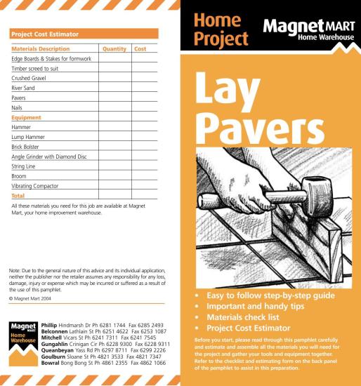 Lay Pavers