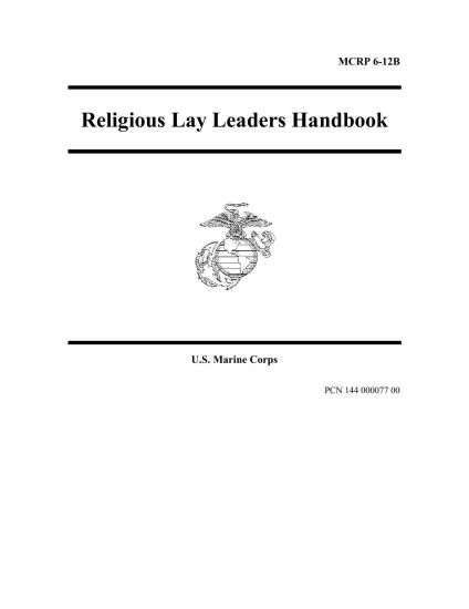 Religious Lay Leaders Handbook