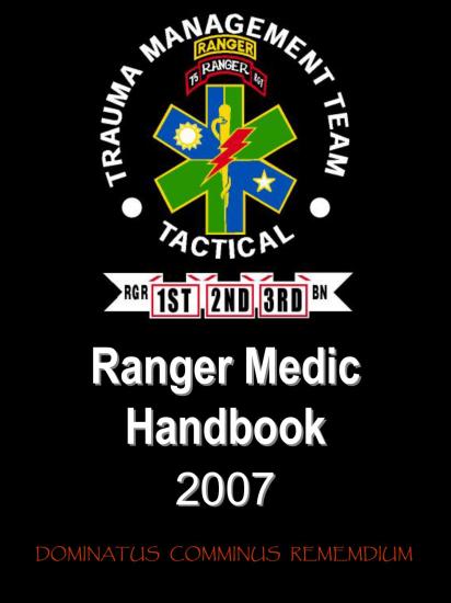 Ranger Medic Handbook
