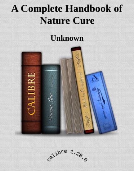 A Complete Handbook of Nature Cure