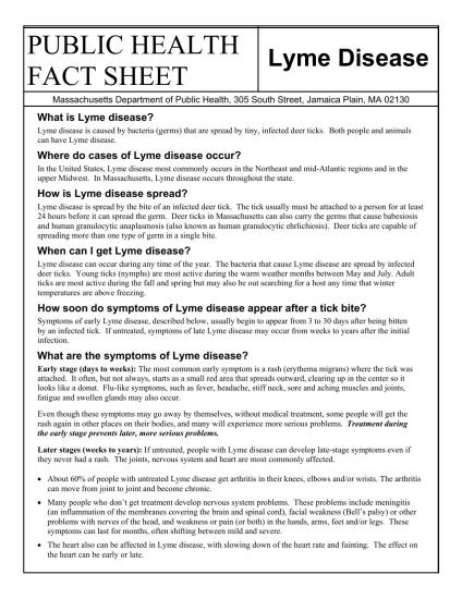 Lyme Disease 2007 Final