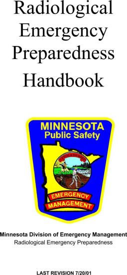 Radiological Emergency Preparedness Handbook