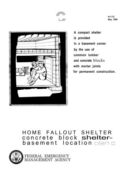 HOME FALLOUT SHELTER c o n c r e t e  b l o ck  shelter