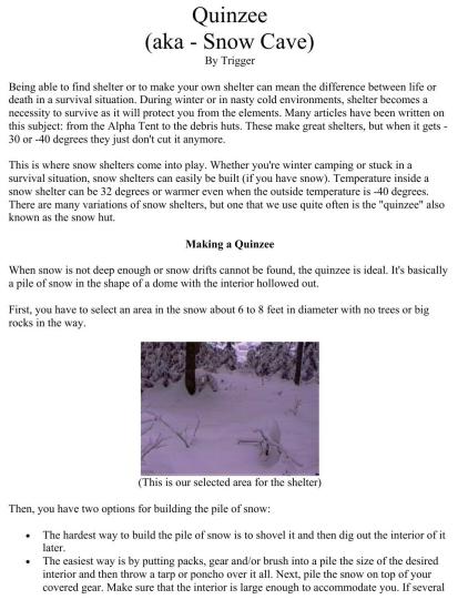 Snow Cave