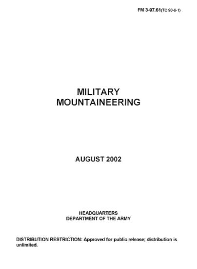 FM 3-97.61 Military Mountaineering